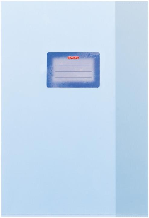 Produktbild Herlitz Hefthülle A4 PP Baststruktur hellblau (A4, 1 x)