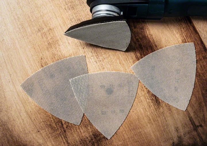 Actual product image Bosch Professional Zubehör Expert C470 Sandpaper for Delta Sander, 93 mm, G 180, 5 pcs. (180)