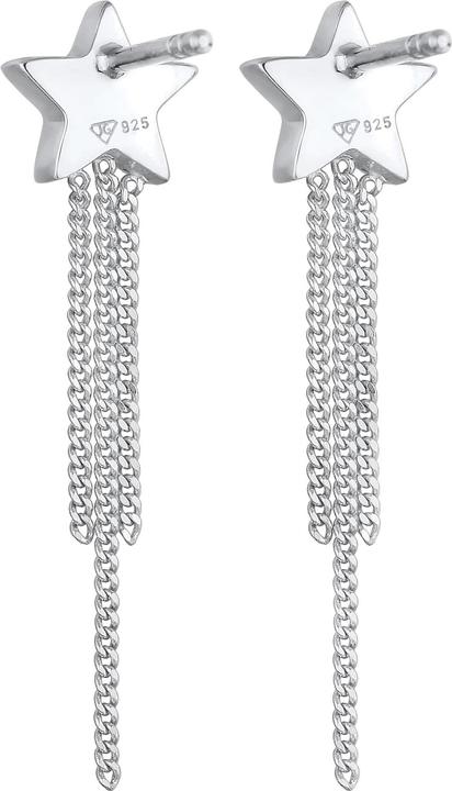 Produktbild Elli Kristall Ohrhänger, Sterne, Weihnachten (925er Sterling Silber, Glaskristall)