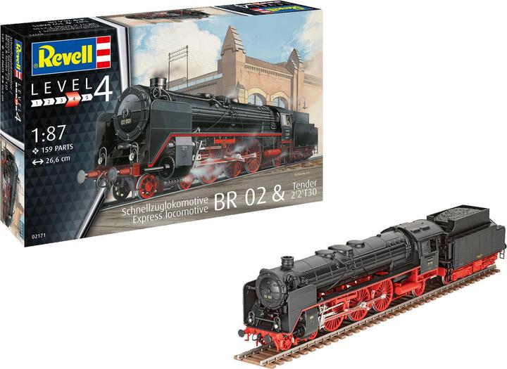 Immagine prodotto Revell Locomotiva Express BR 02 & Tender 2'2'T30