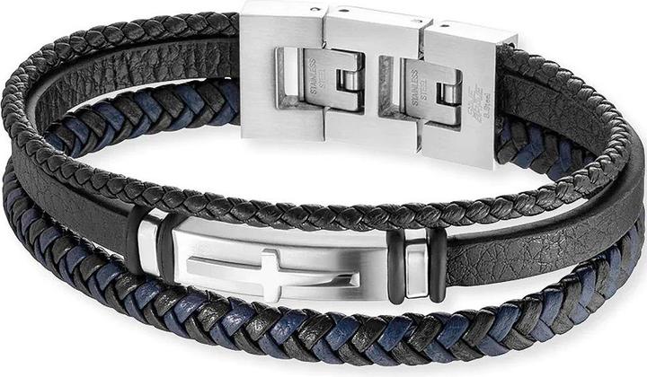 Actual product image Save Brave SBB-LOGAN-BK (21.50 cm, Calfskin, Stainless steel)
