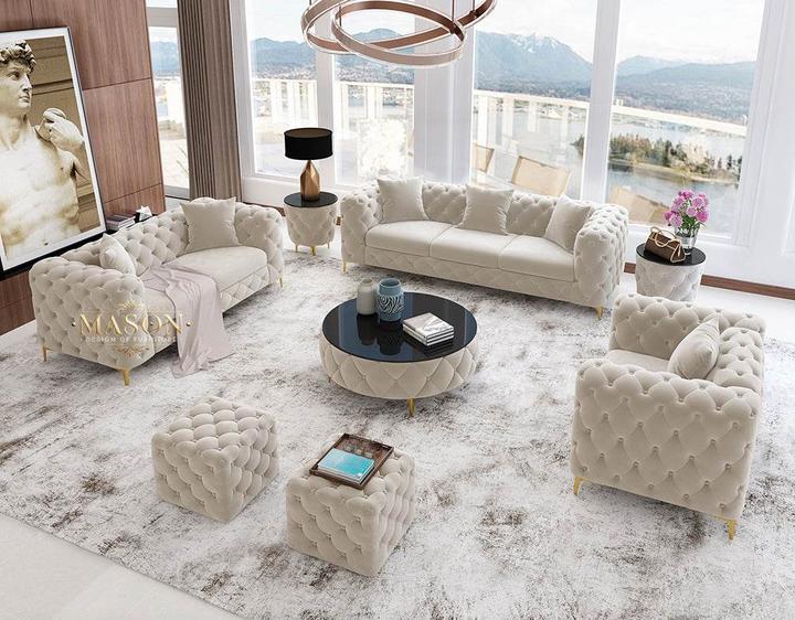 Immagine prodotto Mason Ct Chesterfield Sofa 3er Set (Chesterfield)