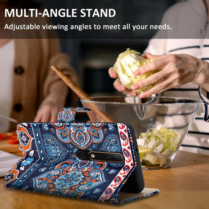 Actual product image Cadorabo Case Book Print (Nokia 6.1)