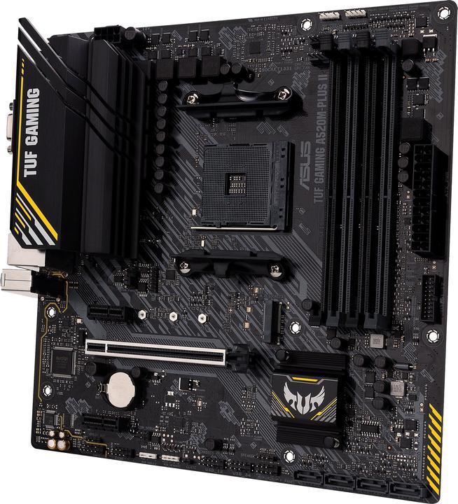 Actual product image ASUS TUF GAMING A520M-PLUS II (AM4, AMD A520, mATX)
