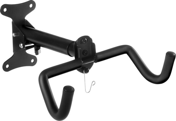 Actual product image Maclean Fahrrad-Wandhalterung horizontal Stahl max. Belastung 30kg MC-484