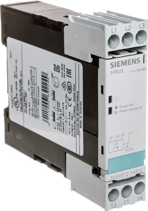 Actual product image Siemens Relay,Monitoring,Analog,Ph Fail