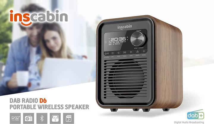 Produktbild Inscabin D6 Tragbares DAB Radio