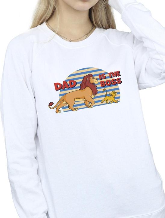 Actual product image Disney Womens/Ladies The Lion King Dad Boss Sweatshirt (XXL)