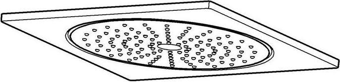 Produktbild Grohe Kopfbrause RAINSHOWER F-SERIES 10" 254x254mm chr (1 Strahlarten, 18 l/min)