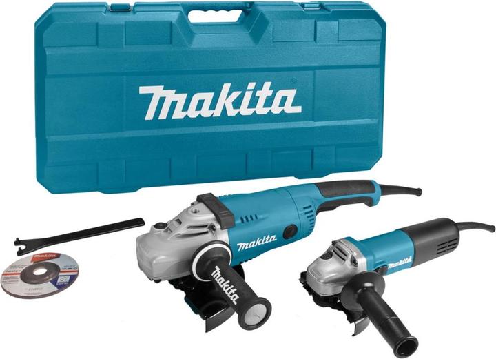 Makita DK0053G Angle grinder set incl. carrying case, GA9020 & 9558HNR (125 mm)