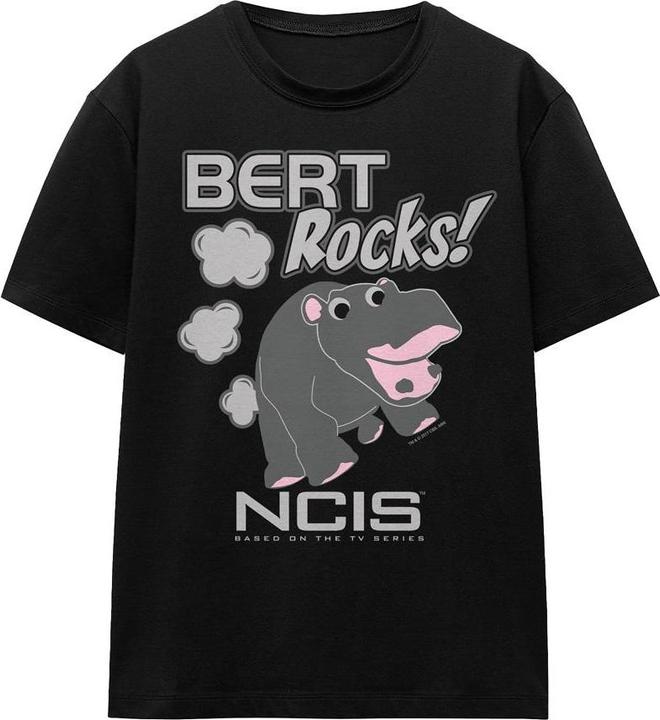 Actual product image Ncis Unisex Adult Bert Rocks T-Shirt (M)