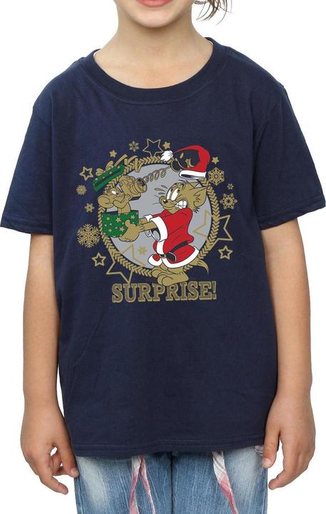 Immagine prodotto Tom & Jerry Christmas Surprise Maglietta Ragazze (140, 146)