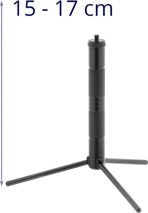 Produktbild Steinberg Stativ Bodenstativ 1/4"-Gewinde 148 + 170 mm Kamerastativ Universalstativ (Metall)