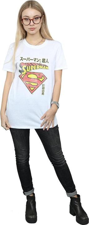 Immagine prodotto Superman Shield Maglietta Ampia Donna (3XL)