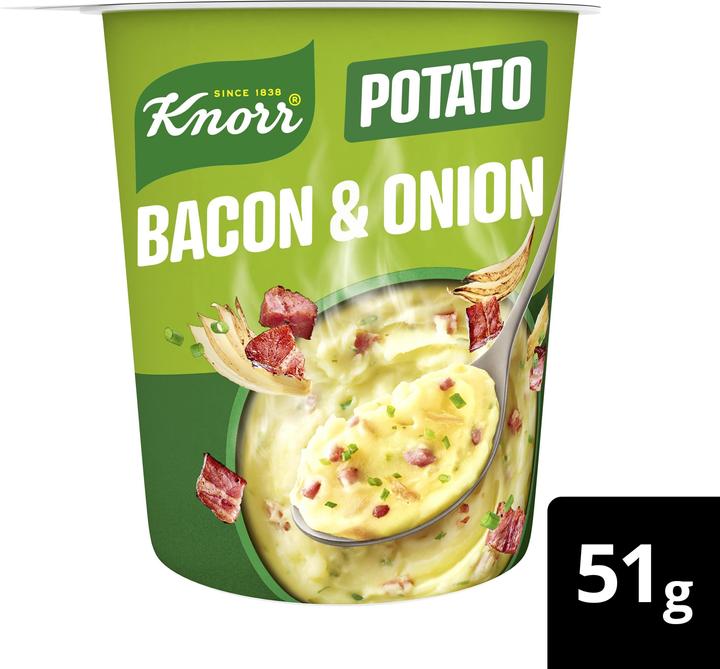 Immagine prodotto Knorr Snack di patate pronto con pancetta e cipolla 1 porzione (60 g)