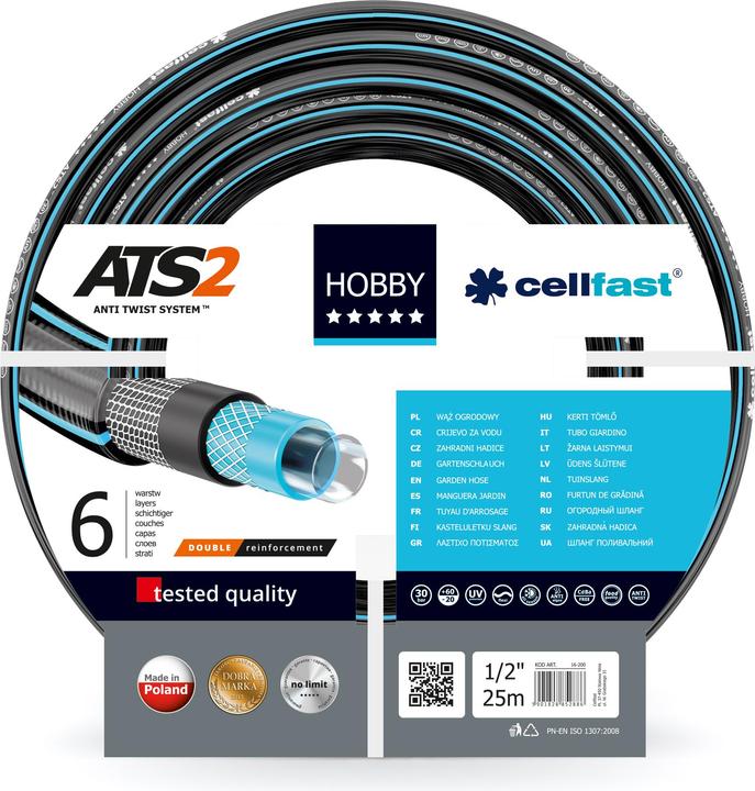 Cellfast garden hose Hobby 1 "50m (16-231) (50 m, 12.50 mm)