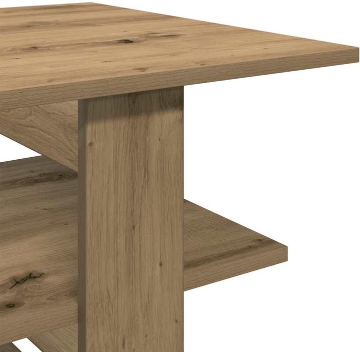 Actual product image VidaXL Coffee table Artisan oak 102x55x42 cm wood-based material (102 x 55 x 42 cm)