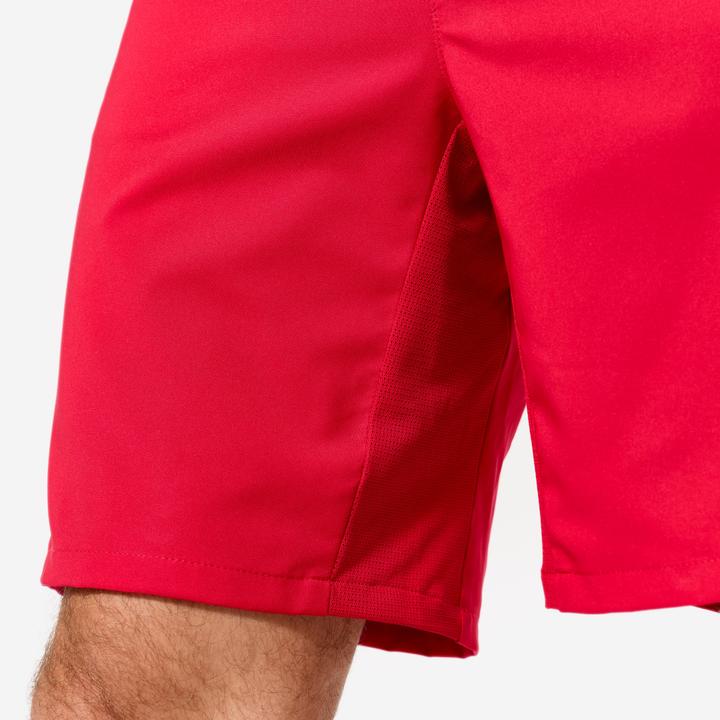 Produktbild Domyos Shorts Herren atmungsaktiv Reissverschlusstaschen - rot (S)