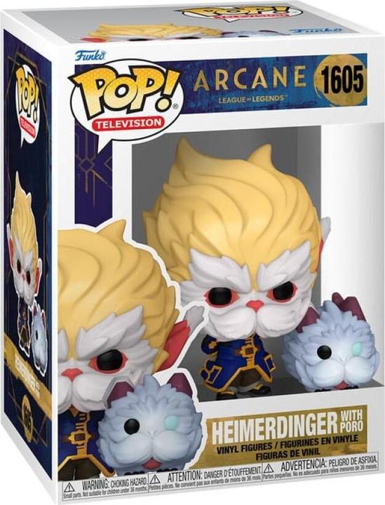 Actual product image Funko Arcane - 1605 - Heimerdinger & Poro Television