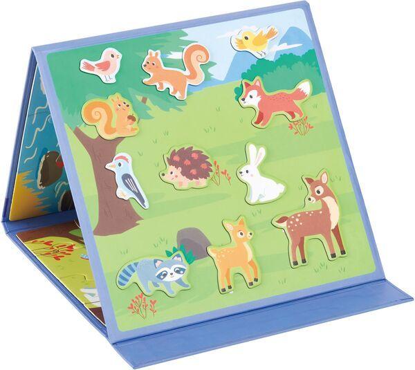 Actual product image Spielmaus Wood Magnet Puzzle Folder, 3 pieces (60 pieces)