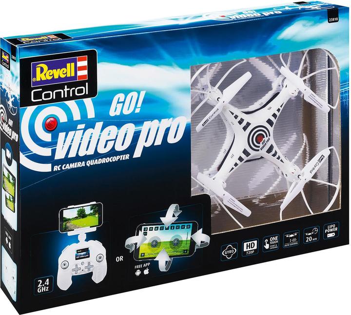 Actual product image Revell Quadcopter Go Video PRO