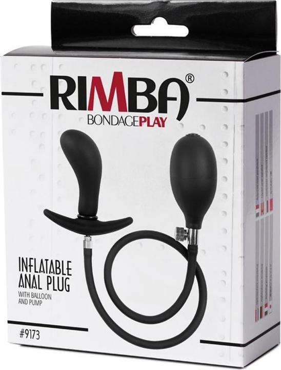 Produktbild Rimba Aufblasbarer Gebogener Anal Plug mit Pumpe
