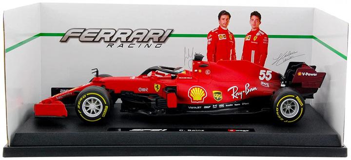 Immagine prodotto Bburago Ferrari F1 2021 #55 Sainz 1/18