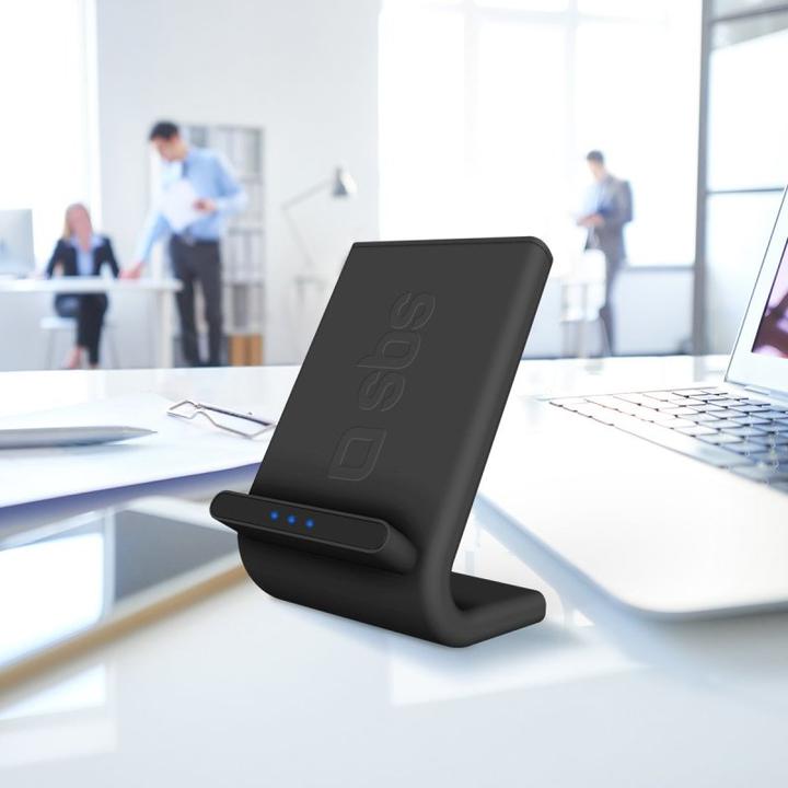 Immagine prodotto SBS Caricatore wireless da tavolo con funzione di supporto (10 W)