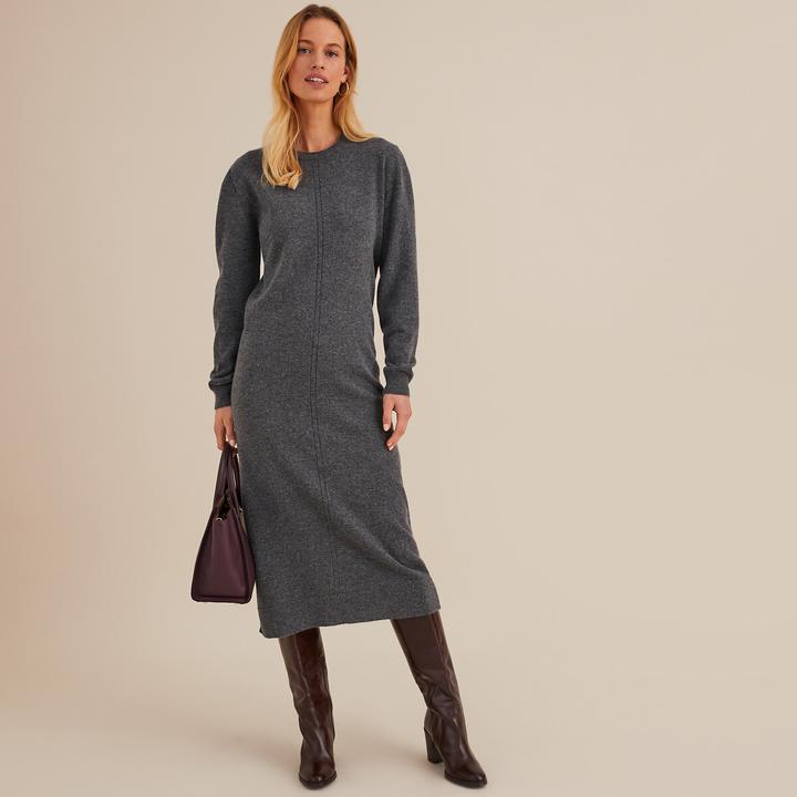 Anne Weyburn Langärmeliges Wollkleid