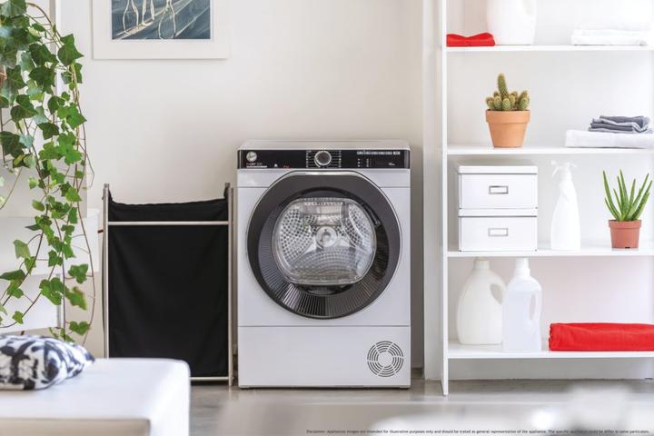 Image du produit Hoover Sèche-linge à pompe à chaleur Candy NDPEH8A2TCBEXS-S 8 kg Fonctionnement intelligent avec (8 kg, Gauche)