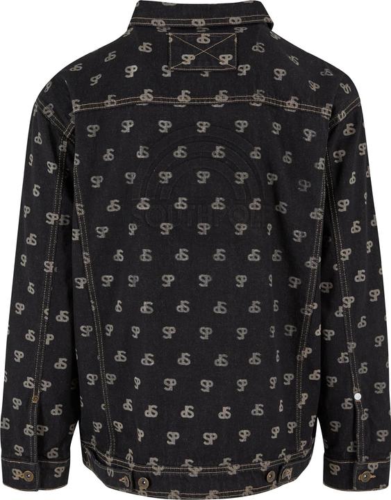 Actual product image Southpole Bleached AOP Denim Jacket - 176105 (L)