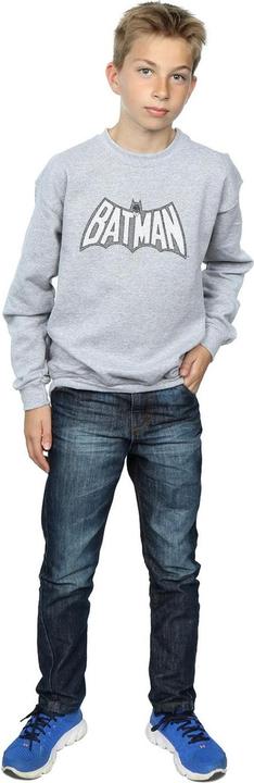 Image du produit - Sweat BATMAN RETRO CRACKLE LOGO - Garçon (152, 158)