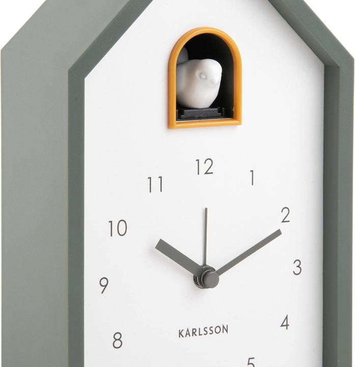Actual product image Karlsson Cuckoo alarm clock Jungle green