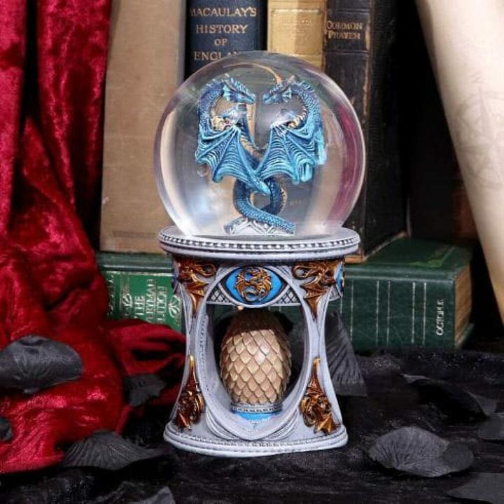 Actual product image Nemesis Now Anne Stokes Dragon Heart snow globe