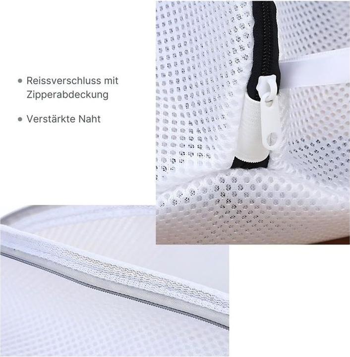 Produktbild Hermex Waschbeutel für Schuhe Waschsack Wäschenetz Wäscheschutz 2er Set