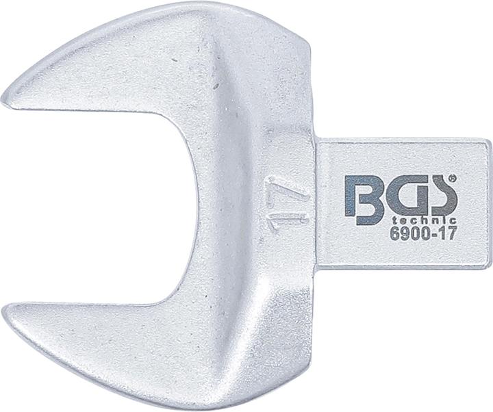 Actual product image BGS Open-End Push Fit Spanner 17 mm Square Size 9 x 12 mm (17 mm)