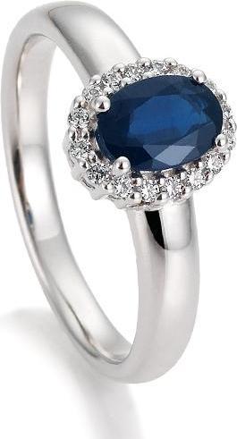 Immagine prodotto Breuning ANELLO - E.SAFIR/Brill. 0,12 Ct. H/si (51, Oro 750/18 K)