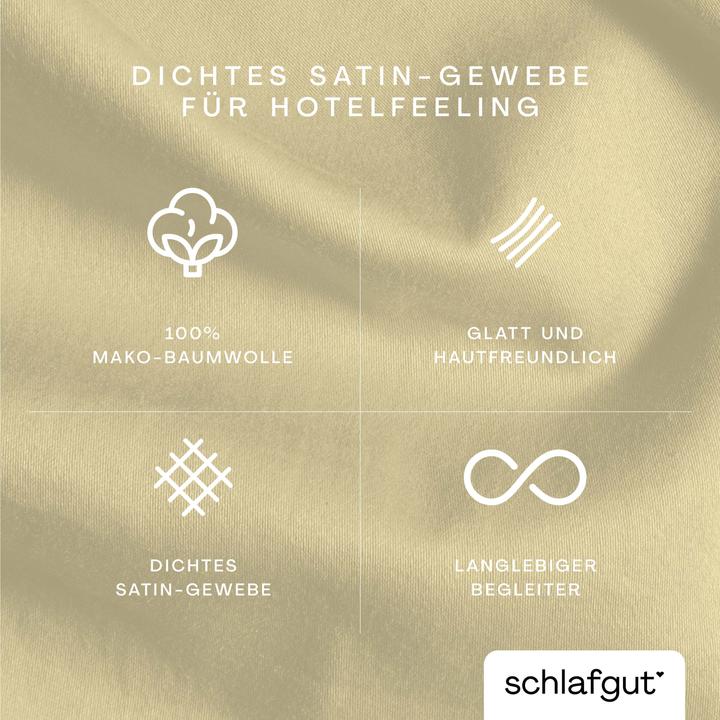 Image du produit schlafgut Woven Satin (Housse de couette, 155 x 220 cm)