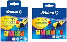 Produktbild Pelikan Textmarker 490 (Neongelb, Neonpink, Neongrün, Neonorange, 2 mm, 6 x)