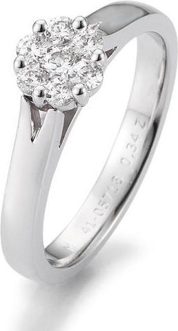 Image du produit Breuning Bague de fiançailles Flower (58, Or 750/18 K)