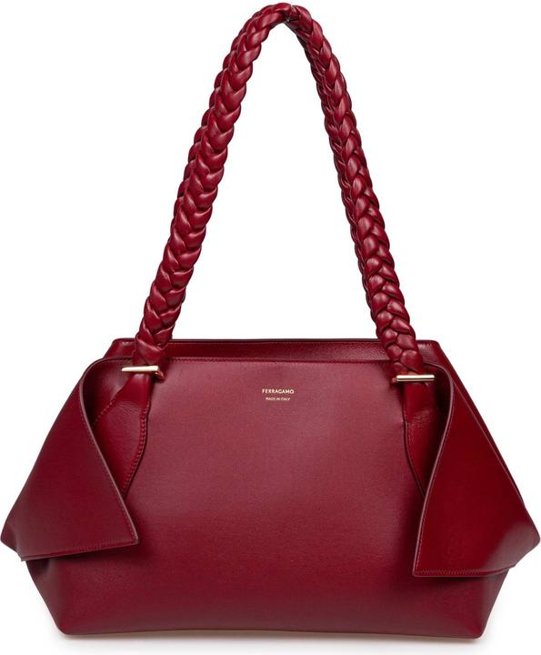 Immagine prodotto Salvatore Ferragamo Ferragamo scarf sh m handbag in calfskin color burgundy
