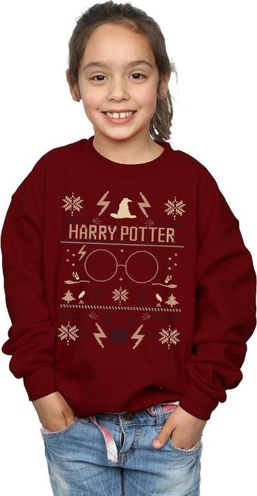 Image du produit - Sweat CHRISTMAS PATTERN - Fille (140, 146)