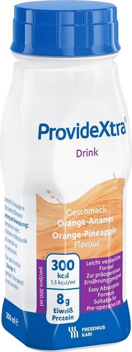 Produktbild Provide Xtra Drink Orange Ananas (4x200ml) (4 Stück, Flüssigkeit, 1002 g)