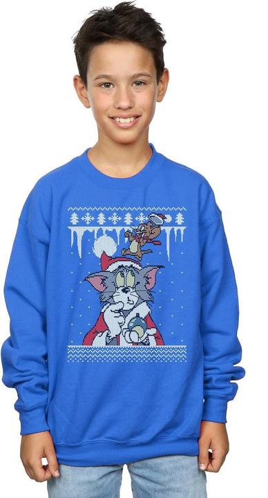 Immagine prodotto Tom & Jerry Christmas Fair Isle Felpa Ragazzi (152, 158)