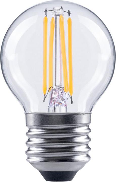 Actual product image Xavax LED Filament, E27, 470lm Replaces 40W, Drop Lamp, Warm White, Clear (E27, 4 W, 470 lm, 1 x, E)