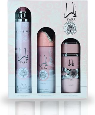 Produktbild Lattafa Perfumes Lattafa Yara 3-Piece Gift Set - Eau De Parfum (Eau de Parfum, 300 ml)
