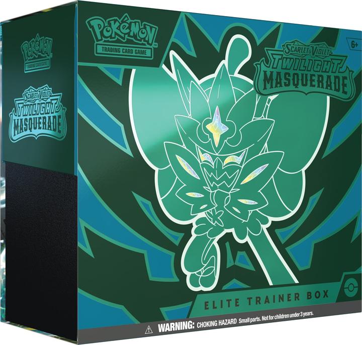 Actual product image Pokémon Twilight Masquerade (English, Elite / Top Trainer Box)