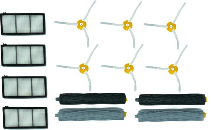 Novidarte Kit d'accessoires pour aspirateur pour iRobot Roomba 800/900 Series