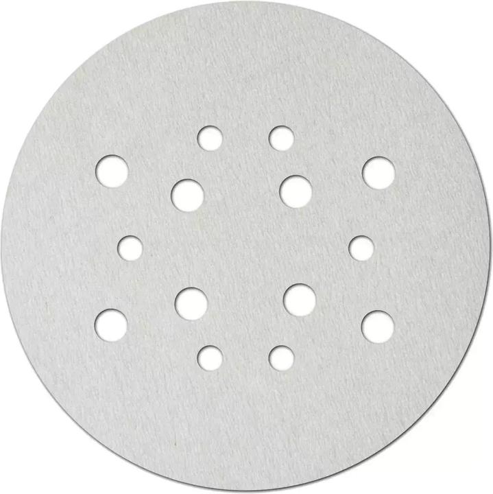Actual product image Dedra Grinding discs white universal 225mm, grain 100, velcro fastener, set of 5 pieces (100s)