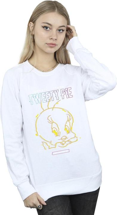 Actual product image Looney Tunes Womens/Ladies Tweety Glitch Sweatshirt (M)